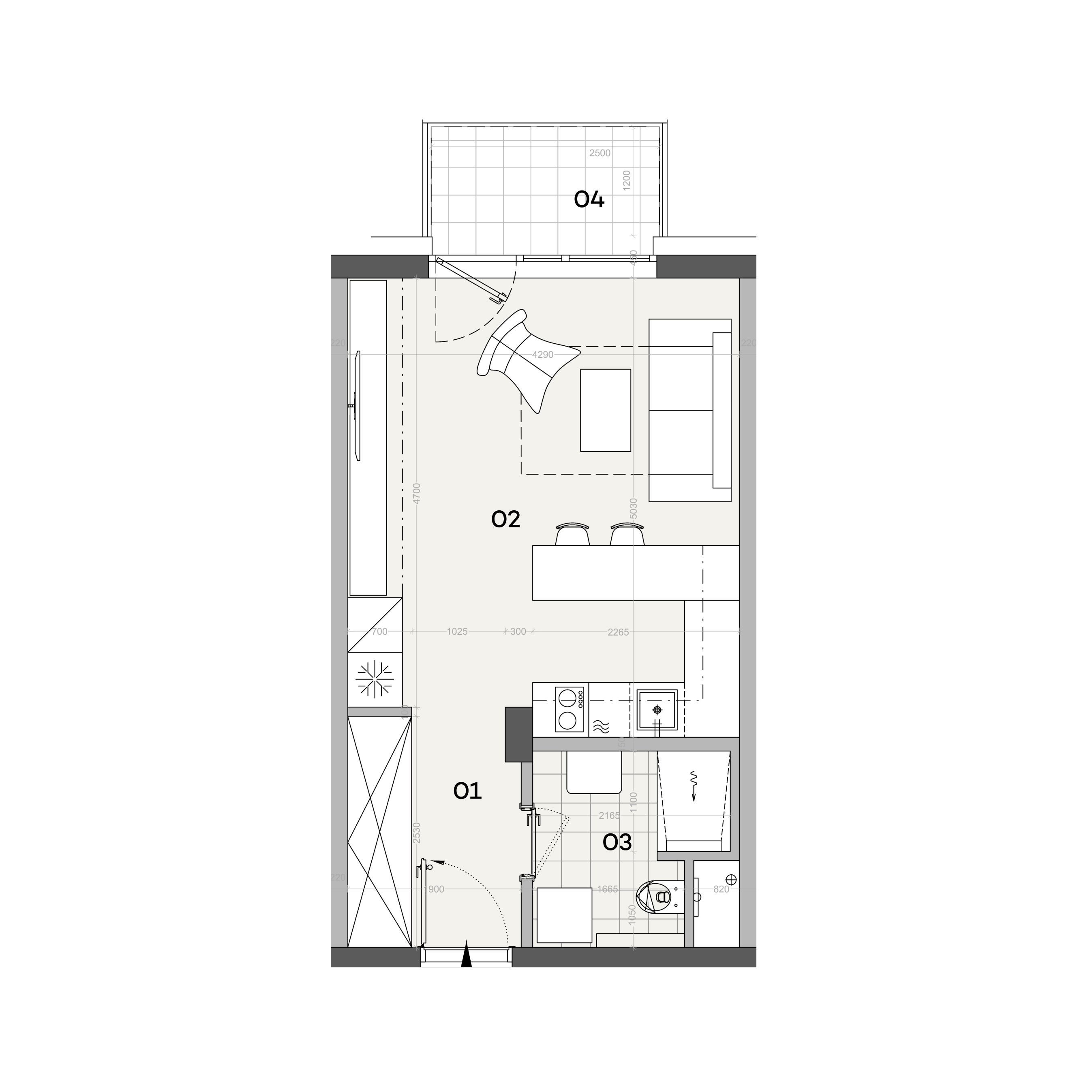 Residence B2.213 plan