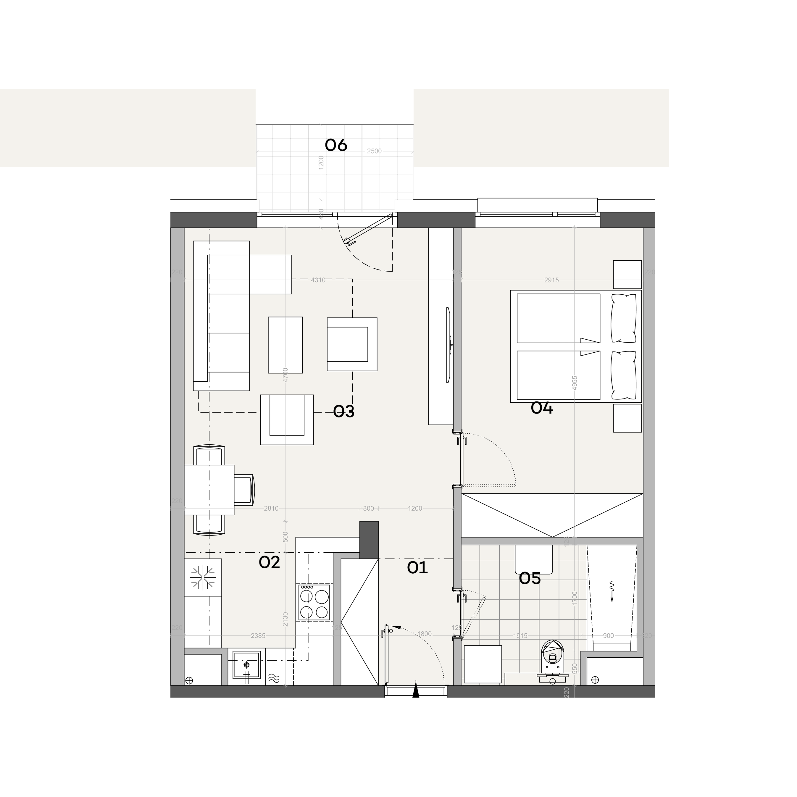 Residence B2.302 plan