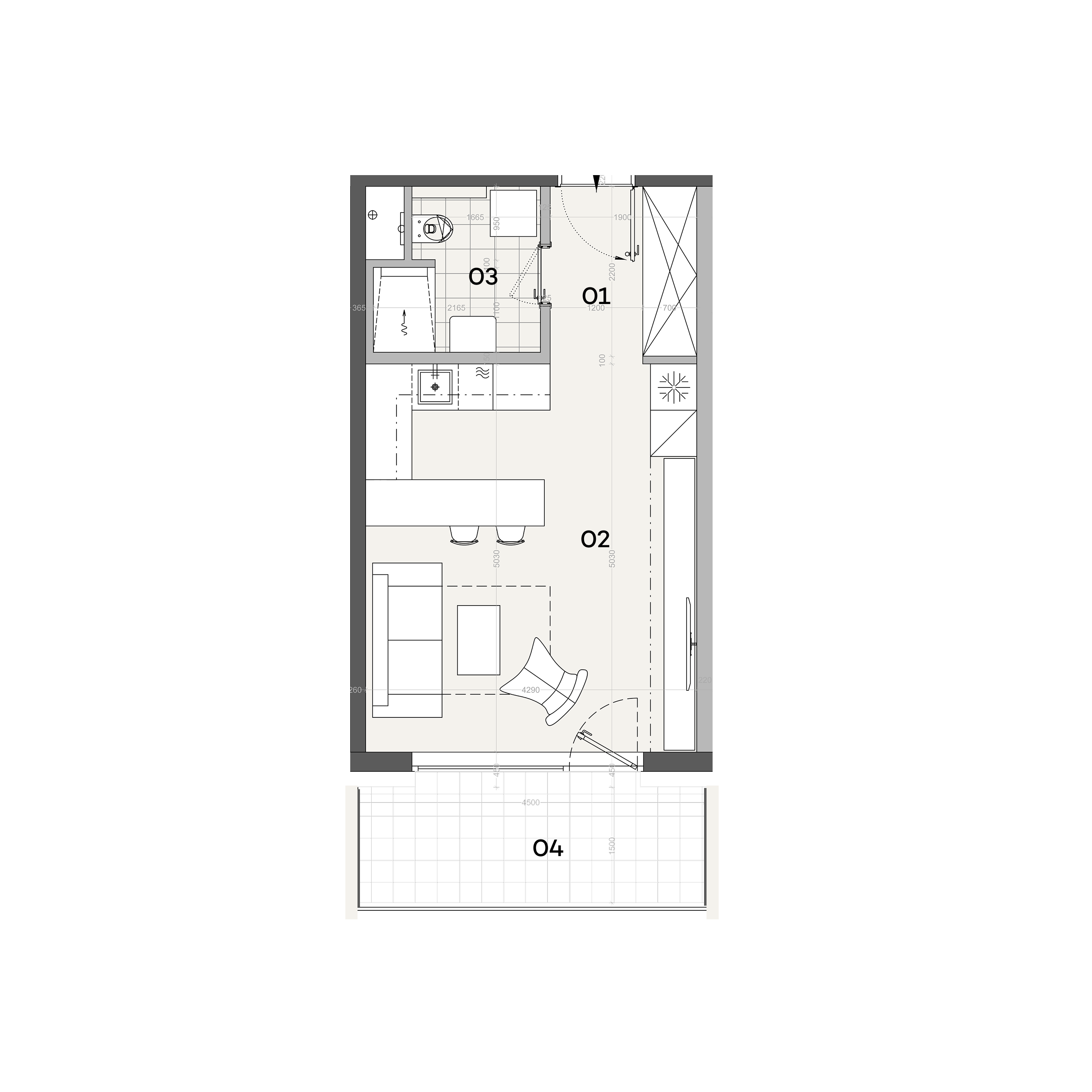 Residence B2.305 plan
