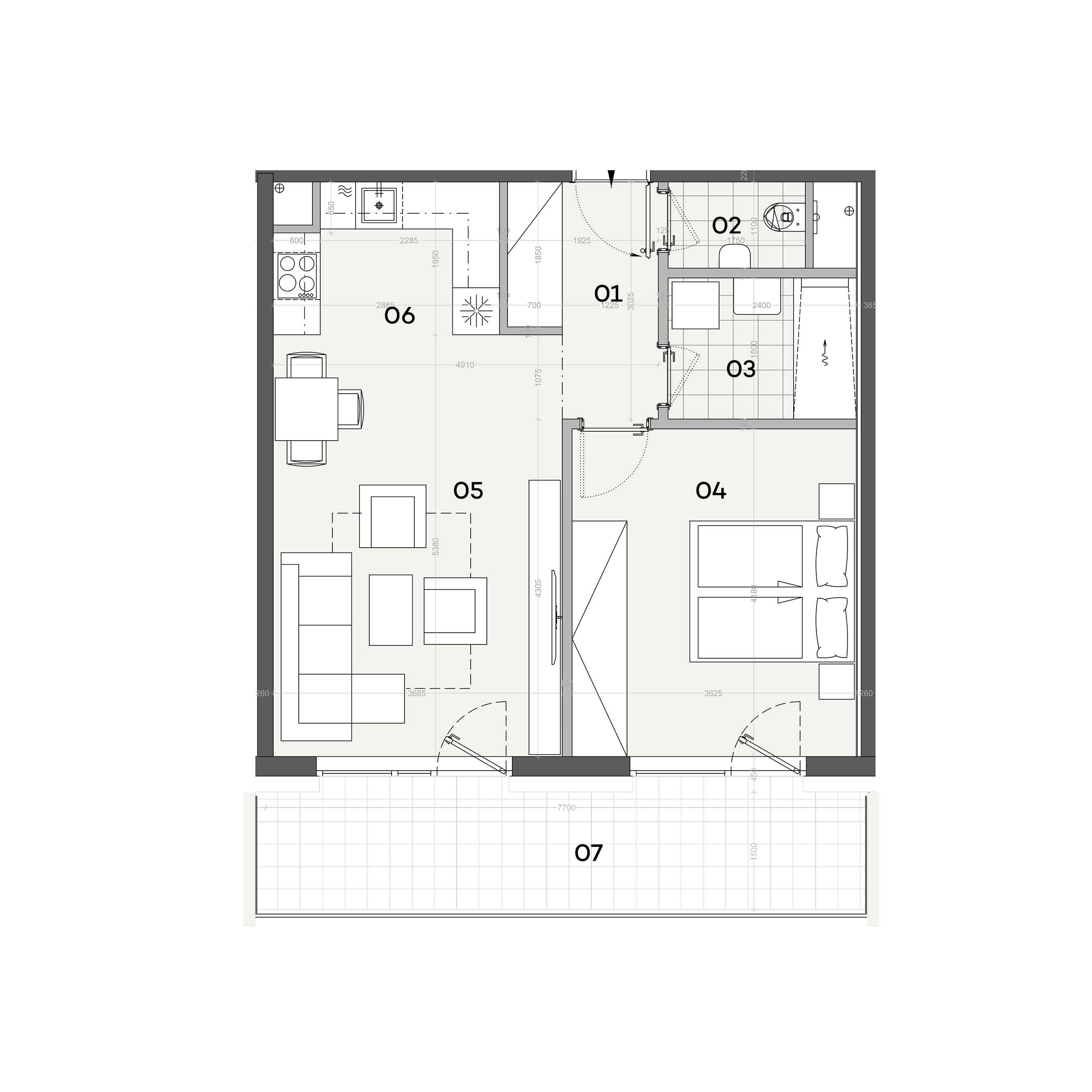 Residence B2.306 plan