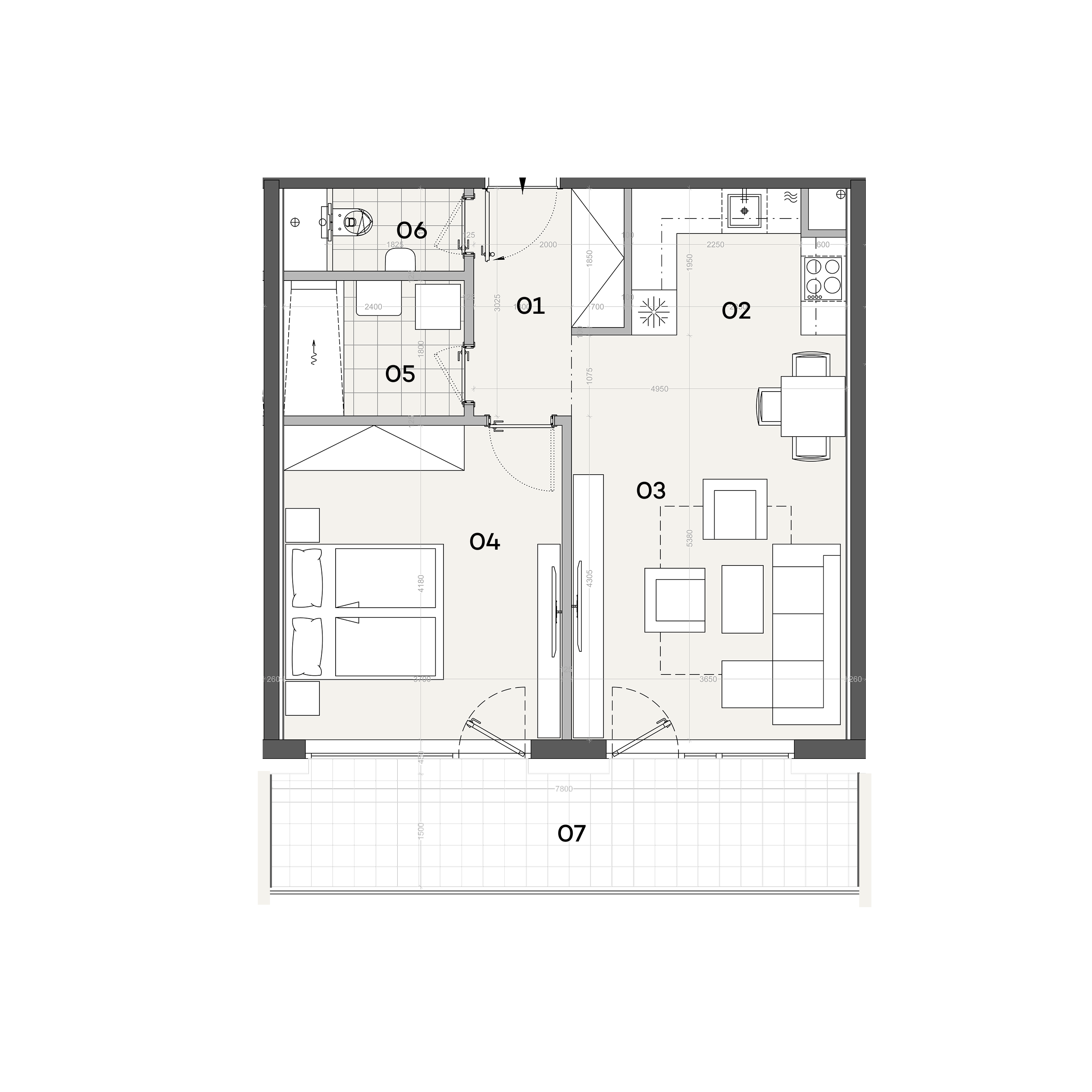 Residence B2.307 plan