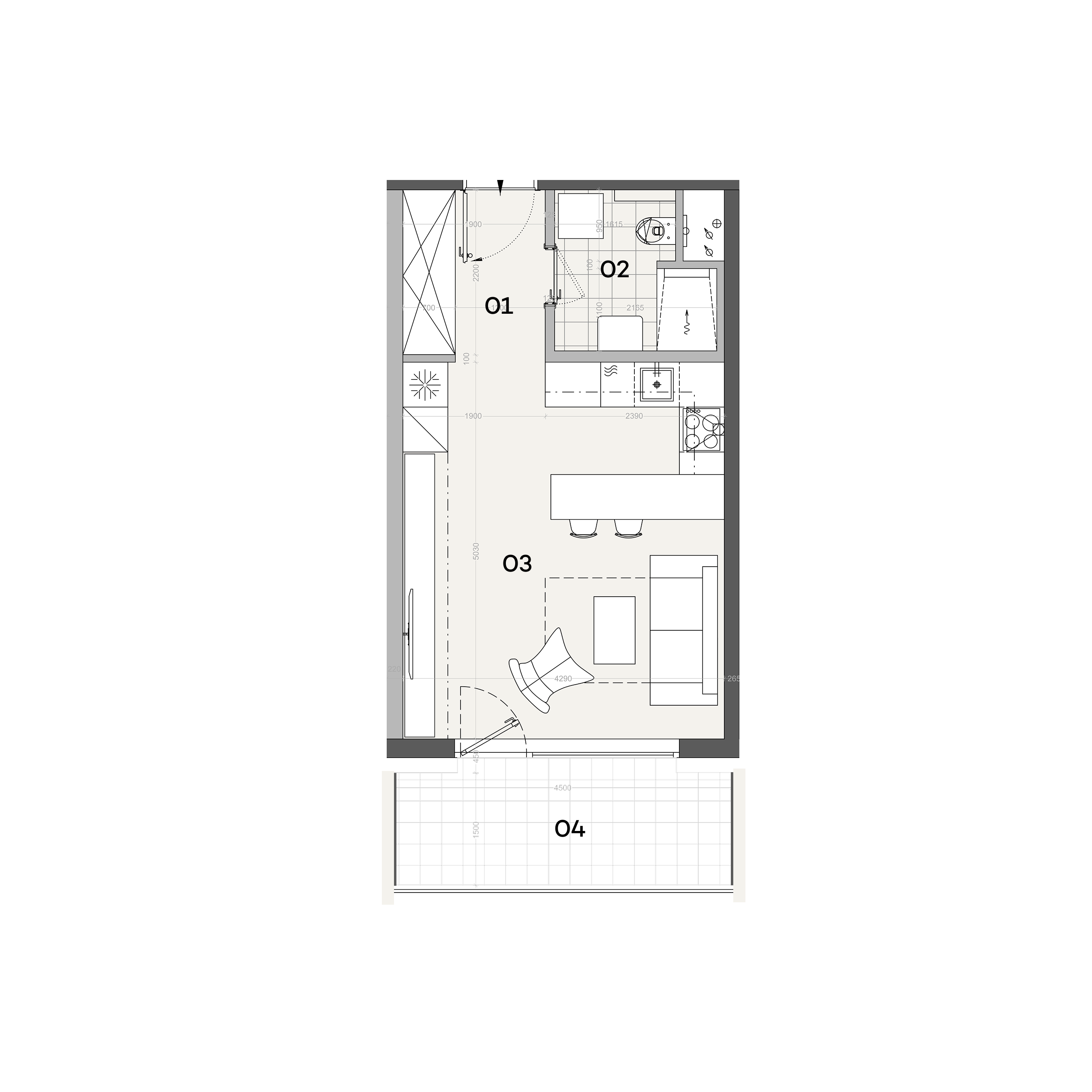 Residence B2.309 plan