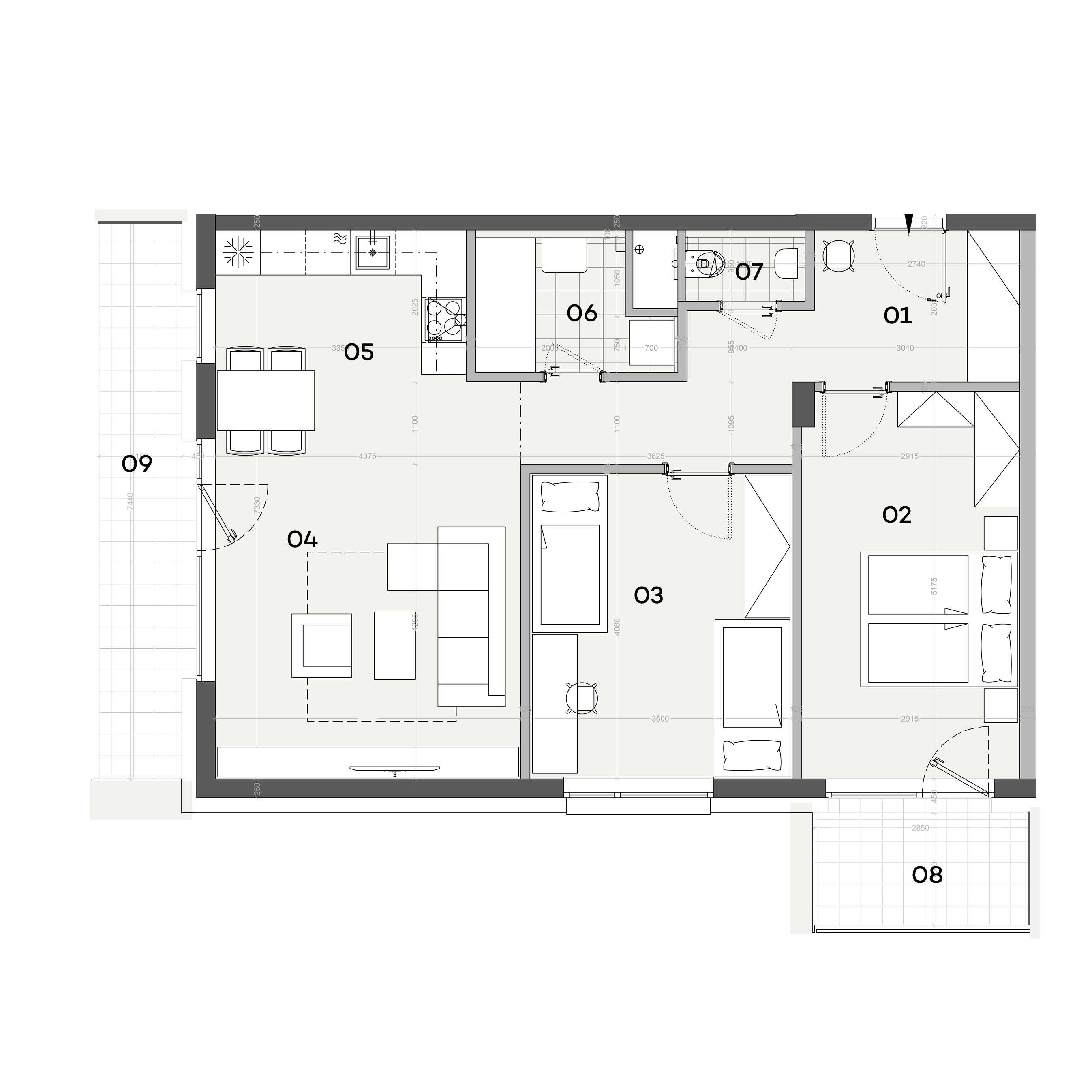 Residence B2.310 plan