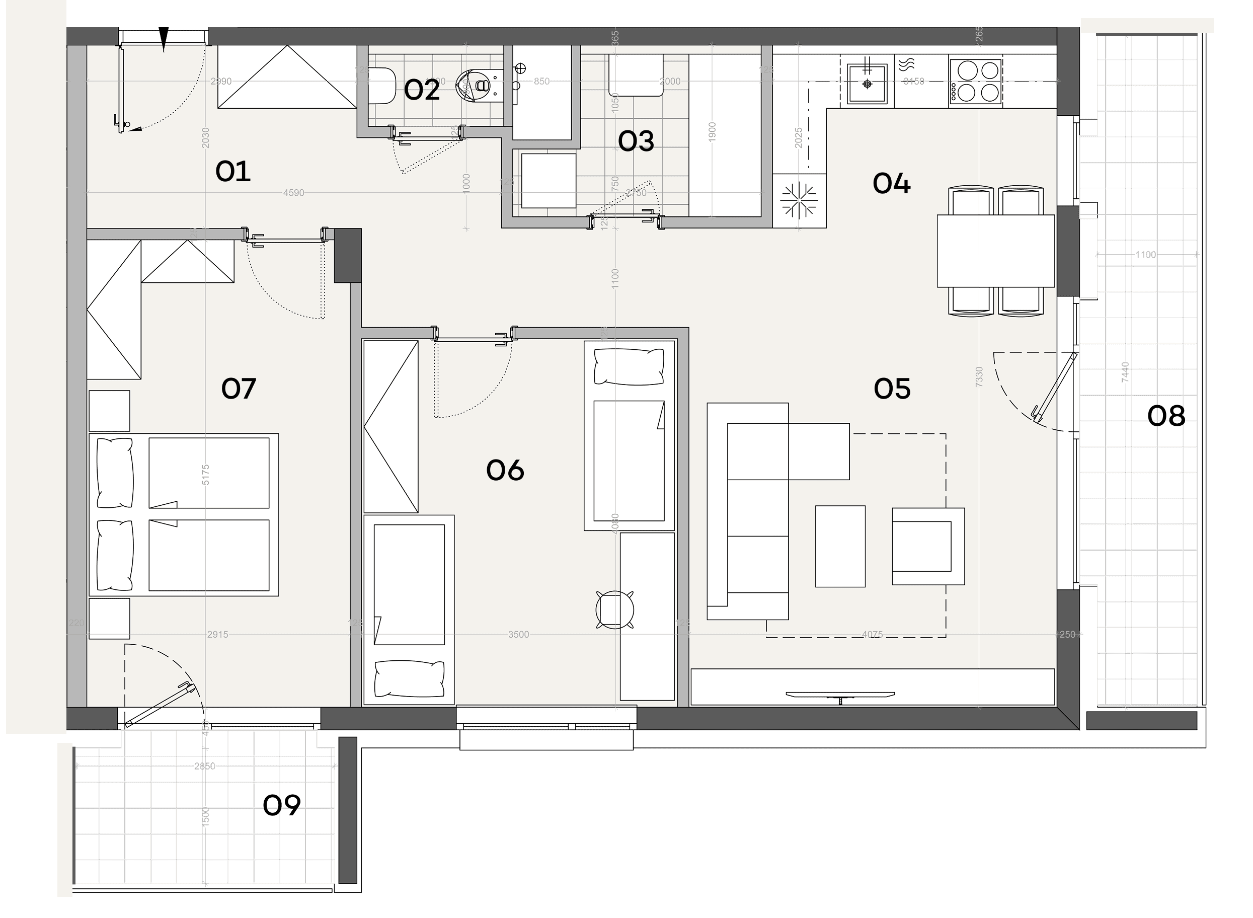 Residence B2.204 plan
