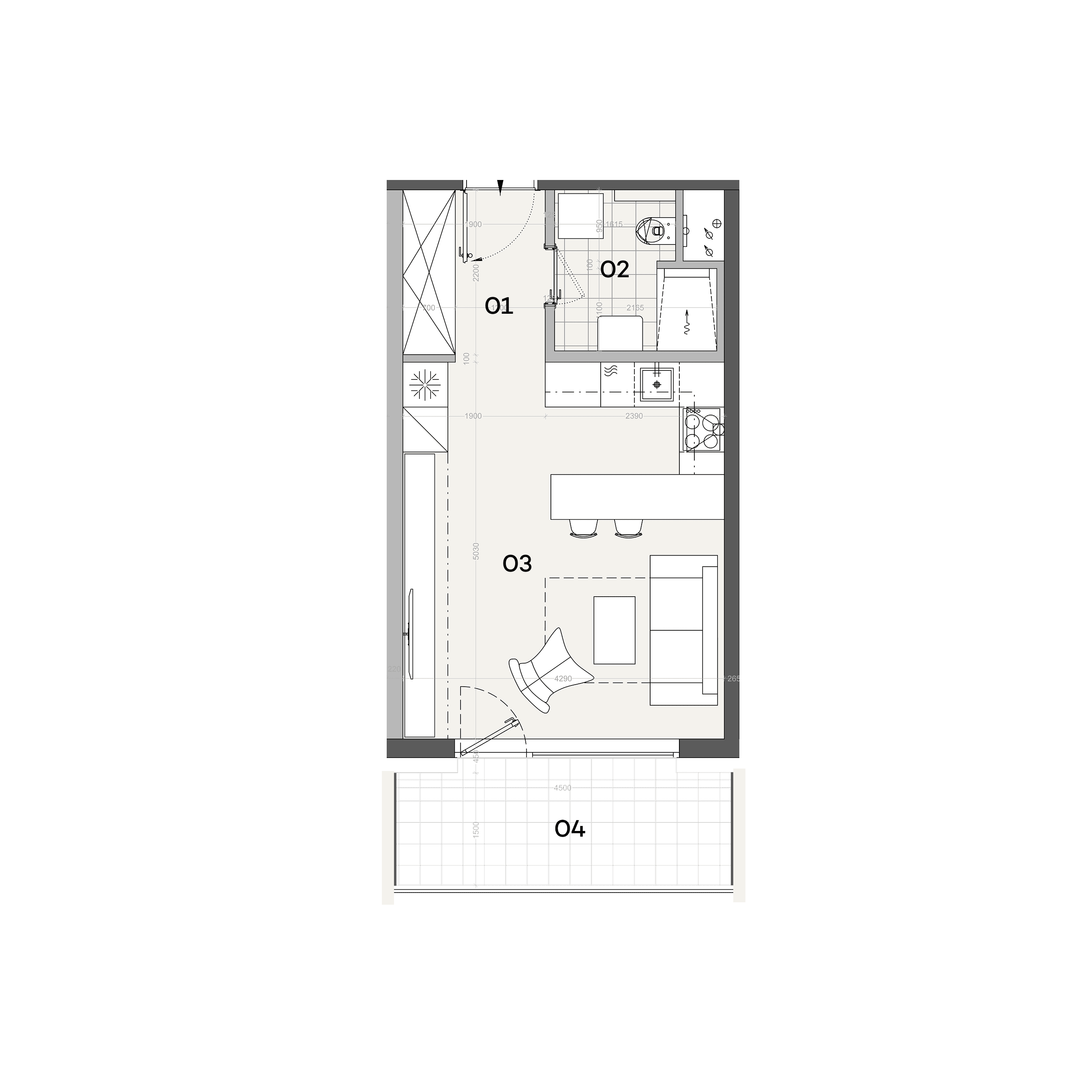 Residence B2.209 plan